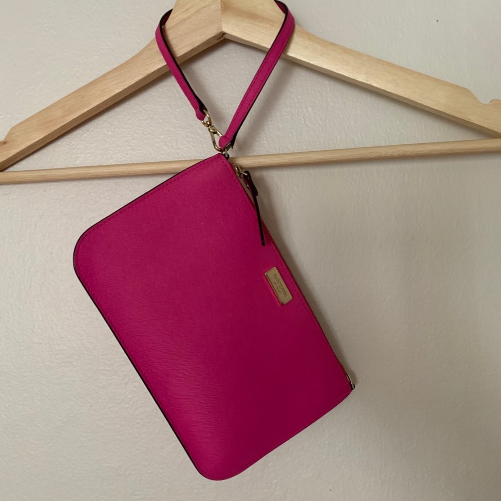 Kate Spade Pink Clutch/Wristlet wallet